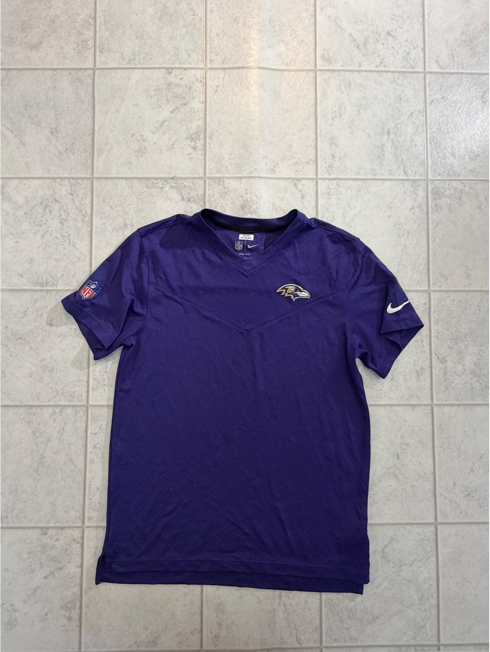 Nike NFL Baltimore Ravens Dri-Fit Purple T-Shirt Medium